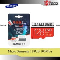 Thẻ nhớ 128GB Samsung Evo Plus New (100 Mb/s) + Adapter + Hộp đựng thẻ All in one