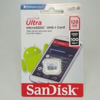 Thẻ nhớ 128Gb SanDisk Ultra Class 10 100Mb/s chính hãng mới