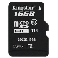 Thẻ nhớ 16Gb KINGSTON MicroSDHC – Class 10 Memory card