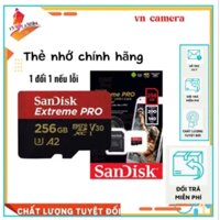 thẻ nhớ 256g sandisk chính hãng, phụ kiện thẻ nhớ máy quay gopro