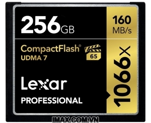 Thẻ nhớ 256GB CompactFlash Lexar Professional 1066x