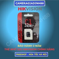 Thẻ Nhớ 32G 64G 128G HIKVISION 92mb/s Chất Lượng Cao - Chính Hãng - BẢO HÀNH 36 THÁNG