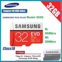 Thẻ nhớ 32G samsung Evo Plus micro tốc độ 95MB [new 2020]