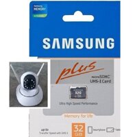 Thẻ nhớ 32G Samsung plus, Class10, cam kết đủ 32G, dùng các dòng điện thoại và Camera, bảo hành 12tháng