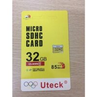 Thẻ Nhớ 32G UTeck Micro SD Chính Hãng - BH 24T