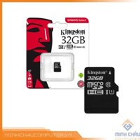 Thẻ nhớ 32GB Kingston  Micro SDHC UHS1 Class10 Chính hãng