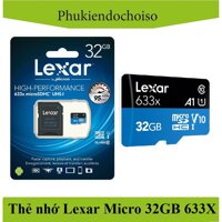 Thẻ nhớ 32GB MicroSD Lexar class 10 UHS-I 95MB/s Adaptor