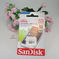 Thẻ nhớ 32Gb SanDisk Ultra Class 10 100Mb/s chính hãng