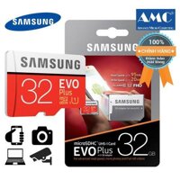 Thẻ nhớ 32gb tốc độ cao Up to 95mb/s MicroSDHC Samsung EVO Plus (đỏ ) thẻ