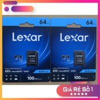 Thẻ Nhớ 64G Lexar 64GB MICRO 633X Tốc Độ 100mb/s (hàng chính hãng Mai Hoàng)