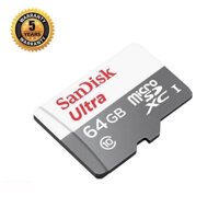 thẻ nhớ 64g sandisk microsdxc utra 100Mb/s - chính hãng FPT phân phối