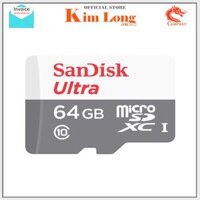 Thẻ nhớ 64Gb Micro SDHC Ultra C10 80 Mb/s SanDisk  - Diệp khánh phân phối