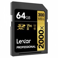 Thẻ nhớ 64GB Pro 2000X SDXC UHS2 U3 300MB/260MB/s