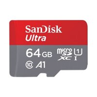 THẺ NHỚ 64GB SANDISK MICRO ULTRA SDXC SQUAR C10, A1, UHS-I