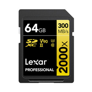 Thẻ nhớ 64GB SDXC Lexar Professional 2000x