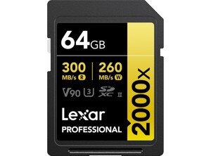 Thẻ nhớ 64GB SDXC Lexar Professional 2000x