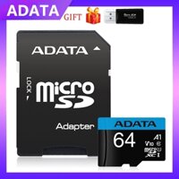 Thẻ nhớ Adata Micro SD Classe 10 A1 Thẻ Micro TF tốc độ cao 64GB Tệp nhớ an toàn dung lượng thực, Thích hợp cho điện thoại di động, máy tính, máy ảnh, giám sát máy ảnh