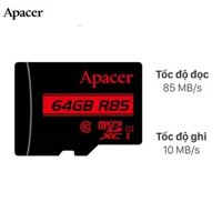 Thẻ nhớ Apacer MicroSD 64GB class 10_U1