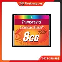 Thẻ nhớ CF 8GB Compact Flash (133x) dùng cho công nghiệp, máy CNC, máy may công nghiệp, máy ảnh.