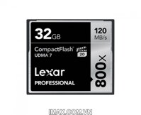 Thẻ nhớ CF Lexar 32GB 800X~120MB/s