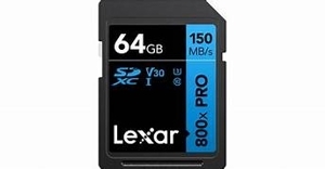 Thẻ nhớ CF Lexar Professional 64gb 800x