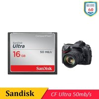 Thẻ nhớ CF Sandisk 16GB Ultra 333X  50mb/s -BH 05 Năm LazadaMall