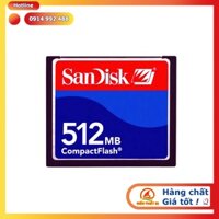 Thẻ nhớ CF Sandisk 512MB Compact Flash card dùng cho máy công nghiệp CNC