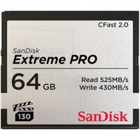 Thẻ nhớ  CF SanDisk 64GB Extreme PRO CFast 2.0 (525MB /s)
