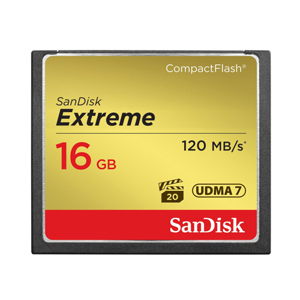Thẻ nhớ CF SanDisk Extreme - 16GB/800X/120m/s