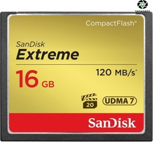 Thẻ nhớ CF SanDisk Extreme - 16GB/800X/120m/s