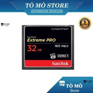 Thẻ nhớ CF SanDisk Extreme Pro 160MB/s 32GB 1067x