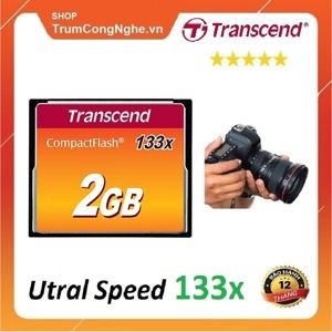 Thẻ nhớ CF Transcend 133X - 2GB
