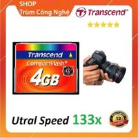 Thẻ nhớ CF Transcend CompactFlash 4GB 133x Speed dùng cho máy ảnh , máy CNC