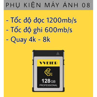 Thẻ nhớ CF typ B 128GB , 256GB  cho nikon z6,z7,z8, canon R5 , fuji xh2