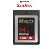 Thẻ nhớ CFexpress 64/128GB SanDisk Extreme PRO Type B (Hàng Chính Hãng) - 128GB 1700MB 1200MB