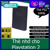 Thẻ nhớ cho máy chơi game Playstation 2 PS2 - dung lượng 64Mb [bonus]