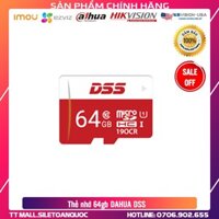 Thẻ Nhớ CLASS 10 64G DSS Micro SD Chính Hãng