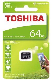 Thẻ nhớ Class 10 Micro SD Toshiba 64GB