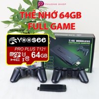 Thẻ nhớ dành cho máy chơi Game Stick 4K - 10.000 game + 20 game PS1 hay nhất đấu trường thú, đua xe gà...