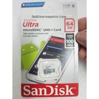 Thẻ Nhớ điện thoại Micro SD dung lượng 64GB Class 10 - Thẻ nhớ điện thoại - Bộ nhớ micro SD