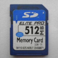 Thẻ Nhớ elite pro 512mb sd