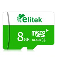 Thẻ Nhớ Elitek Micro SD 8GB Class 10-48MB/S