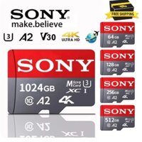 Thẻ nhớ Flash SONY 1TB Ultra Micro SD / TF 128GB 256GB 1TB 512GB Thẻ Micro SD 32gb 64gb 128 GB MicroSD Dropshipping cho điện thoại