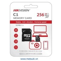 Thẻ nhớ Hikvision 256gb bảo hành 5 năm chính hãng