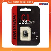 Thẻ Nhớ Hikvision 32 - 64 - 128GB microSDHC Class 10 and UHS-I 3D NAND / HS-TF-C1/128G (không adapter)