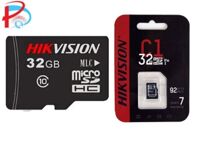 Thẻ nhớ HIKVISION Mirco SD 32GB - 92MBs Class 10 chuyên ghi hình cho camera IP, điện thoại, máy ảnh, máy tính bảng,... - hàng chính hãng - 32Gb C1 Đen