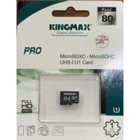 Thẻ nhớ Hikvision và Kingmax Micro SD Pro 64G Class 10, chuyên camera wifi