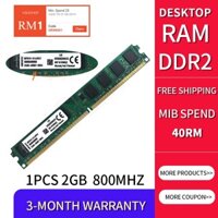 Thẻ Nhớ Kingston 2GB DDR2 RAM 800MHz Cho PC RAM PC2-6400U