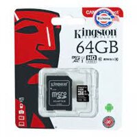 Thẻ nhớ Kingston 64GB Micro SD Class 10 SDCS2/64GB