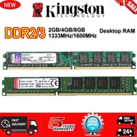 Thẻ Nhớ kingston DDR2 DDR3 DDR3L 2GB 4GB 8GB RAM 1333 / 1600MHz Cho Máy Tính Để Bàn kingston PC3